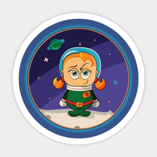 Zoe Conquers The Moon Sticker